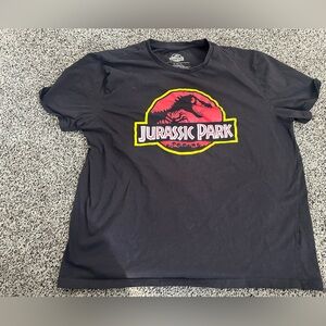 Jurassic Park Black Kids T-Shirt XL